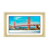 Фотокартина Мост Золотые ворота Сан-Франциско 98х48 см белая с золотом рама