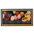 Картина Тюльпаны 72х40 см темная с золотом рама