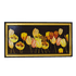 Картина Тюльпаны в теплых тонах 72х40 см темная с золотом рама