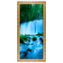 Световая картина Водопад 45х95 см звуковые эффекты рама под бронзу
