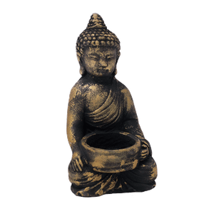 Подсвечник Будда 16 см под бронзу