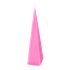 Свеча Пирамида 21 см розовая
