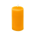 Свеча столбик 8 см оранжевая