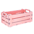 Кашпо Ящик Винтаж 27х11х14 см розовое