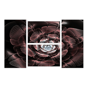 Модульная картина Квадро Цветок желаний 100х60 см