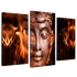 Модульная картина Триптих Лик Будды 84х60 см