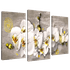 Модульная картина Триптих Белые орхидеи 84х60 см