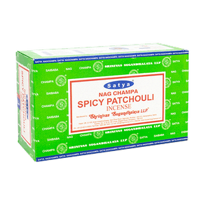 Благовоние Satya 15 гр Пряный Пачули Spicy Patchouli упаковка 12 шт