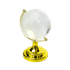 Глобус прозрачный на подставке 8 см золото