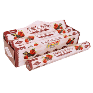 Благовоние Sarathi Ваниль Клубника Vanilla Strawberry шестигранник упаковка 6 шт