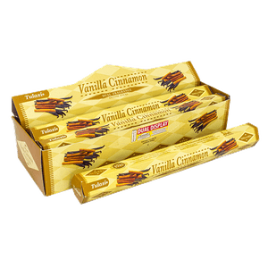 Благовоние Sarathi Ваниль Корица Vanilla Cinnamon шестигранник упаковка 6 шт