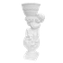 Ангел интерьерный с вазой 63 см белый