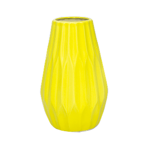 Ваза Ананас 24 см форма бутона лимонная