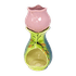 Аромалампа Тюльпан 18 см лиловый бутон основание изумрудное