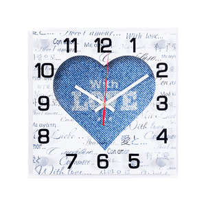 Часы картина Квадро С любовью 25х25 см