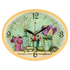 Часы настенные Весенний прованс 29х22 см бежевый корпус