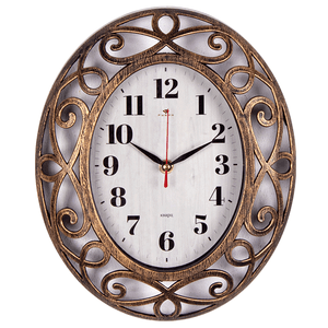 Часы настенные Ажур 25х30 см бронзовый корпус