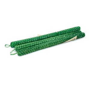 Свечи с травами Рис и Мускатный орех 3 шт 21 см цвет зеленый