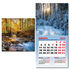 Календарь 2021 год перекидной Времена года Осенний лес 29х29 см