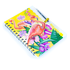 Блокнот с ручкой 35 листов Фламинго в тропиках 10х14 см объемная аппликация