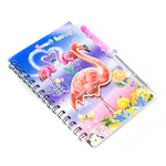 Блокнот с ручкой 35 листов Фламинго Мечты о любви 10х14 см объемная аппликация