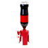 Чудо-кран (диспенсер) для напитков 12х18см красный