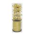 Бант и лента упаковочные 4 предмета текстильные золото диаметр бантов 5 см