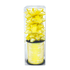 Бант и лента упаковочные 4 предмета желтый голографик диаметр бантов 5 см