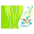 Обложка для паспорта Стеклянные цветы 9,5х13 см