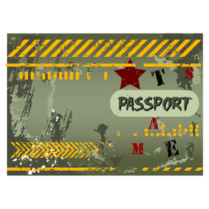 Обложка для паспорта Милитари 9,5х13 см