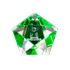 Пентаграмма Знак Зодиака Рак 6 см зелёная