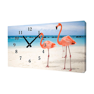 Часы Картина Фламинго 58х34 см