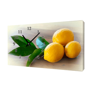 Часы Картина Лимоны 58х34 см