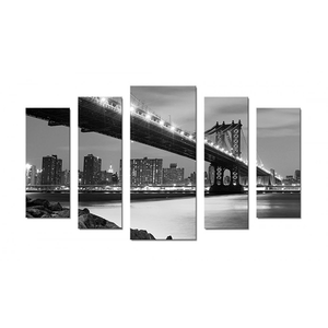 Пятимодуль Нью-Йорк Мост Джорджа Вашингтона 120х70 см