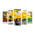 Модульная картина Полиптих Солнечный букет 120х70 см