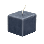Свеча Куб 5 см серая