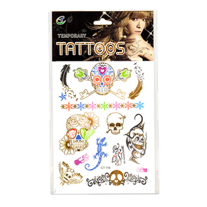 Флэш-татуировка Черепа Орнамент