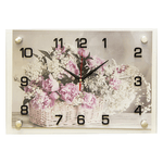 Часы картина Букет в подарок 35х25 см
