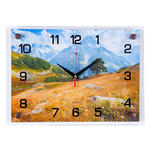 Часы картина В горах 35х25 см
