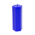 Свеча Шестигранник 13 см насыщенная синяя