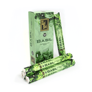 Благовоние Zed Black Fab Series Базилик Basil шестигранник упаковка 6 шт