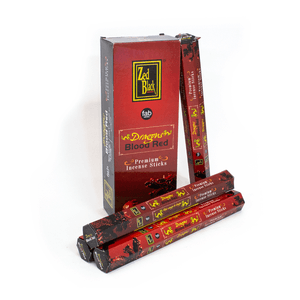 Благовоние Zed Black Fab Series Кровь Дракона Dragons Blood Red шестигранник упаковка 6 шт
