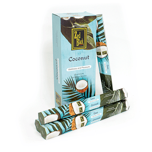 Благовоние Zed Black Кокос Coconut шестигранник упаковка 6 шт