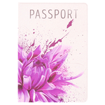 Обложка для паспорта Цветок пиона