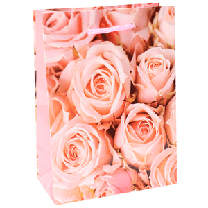 Пакет подарочный 11х14 см Дивные розы