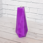 Свеча Кристалл 13 см фиолетовая