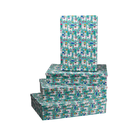 Подарочные коробки Ламы Набор 4 шт 15х7х11 см - 9х4х5 см