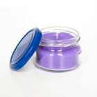 Свеча ароматическая в банке Лаванда цвет фиолетовый