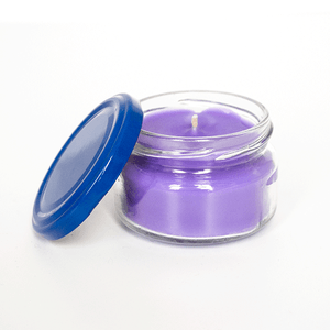 Свеча в банке Ароматерапия Релакс аромат Лаванда фиолетовая