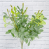 Веточка декоративная Эвкалипт Полиантес 40 см зелая с зелеными цветами